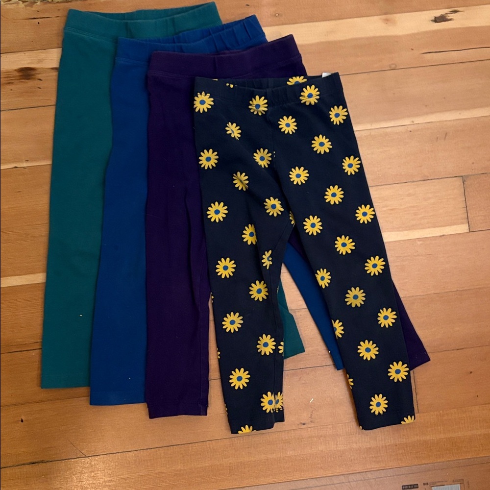 Primary Cotton leggings, four pairs, size 4T
